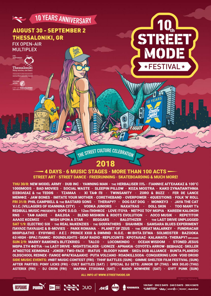 Street Mode Festival 2018 Poster
